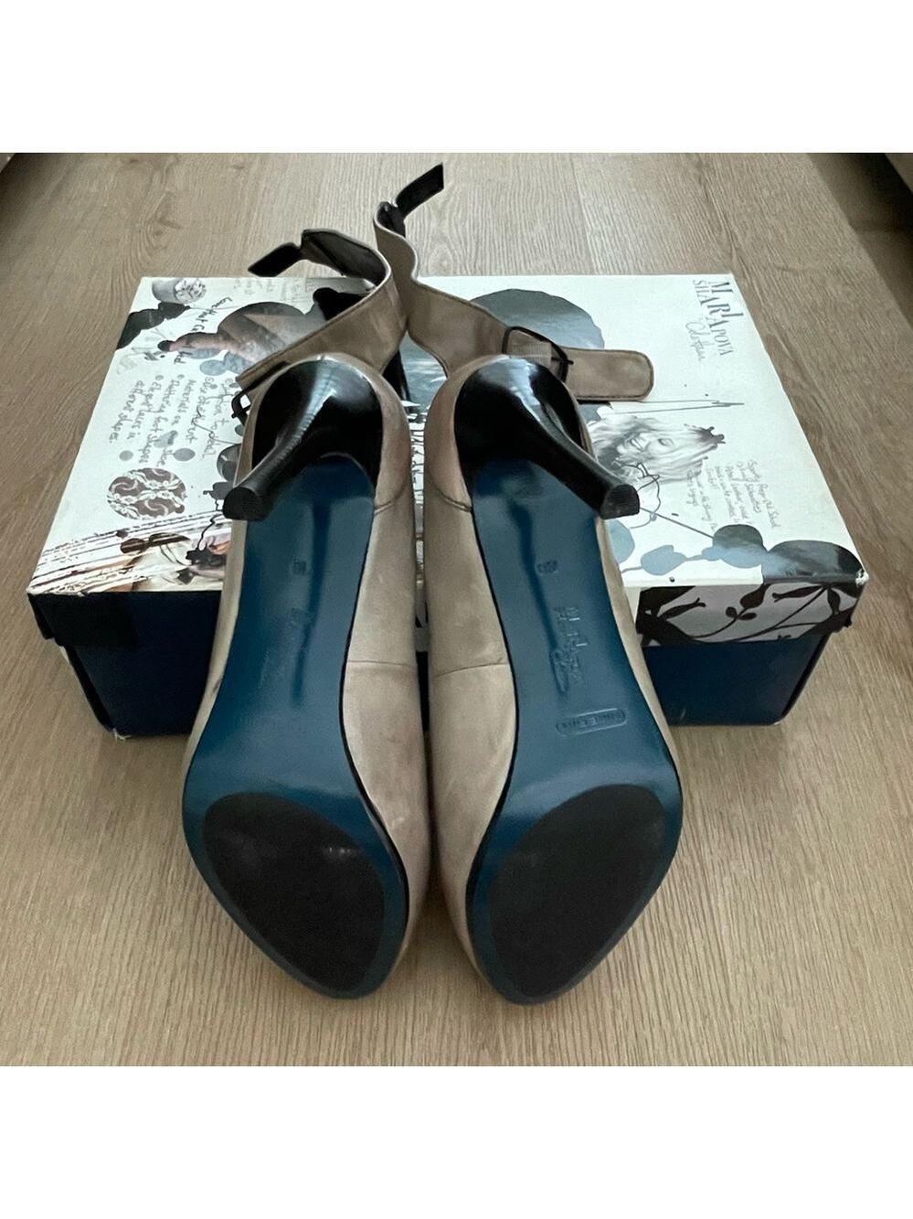 Maria Sharapova by Cole Haan Air Alexis Pump 7.5 Greige NWT - Picture 9 of 12